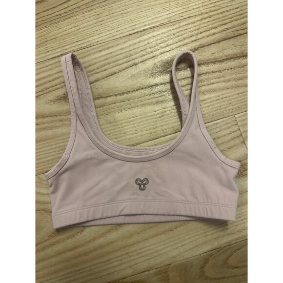 Aritzia TNA Action Mini Bra  Top Womens 2XS Pale PInk - Picture 2 of 3